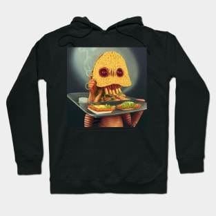 Taco Waiter Weird Halloween - best selling Hoodie